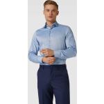 Blaue Unifarbene Roy Robson Business Kentkragen Hemden mit Kent-Kragen aus Baumwolle für Herren 