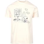 Beige Die Peanuts T-Shirts aus Baumwolle für Herren Größe 3 XL 