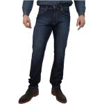Reduzierte Blaue Straight Leg Jeans mit Reißverschluss aus Denim für Herren 