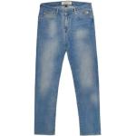 Reduzierte Blaue Slim Fit Jeans mit Reißverschluss aus Baumwolle für Herren für den für den Sommer 