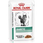 Reduziertes Royal Canin Veterinary Diet Diabetic Katzenfutter aus Eisen mit Geflügel 