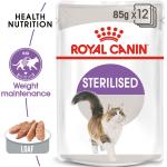 Reduziertes Royal Canin Sterilised Katzenfutter nass 