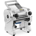 Royal Catering Nudelmaschine elektrisch Pastamaker 18 cm Pastamaschine 1 - 14 mm Nudeln 550 W, Pastamaschine, Silber