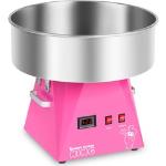 Pinke Royal Catering Zuckerwattemaschinen aus Edelstahl 