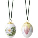 Royal Copenhagen - Spring Collection 2023 Osterei 2-er Set, Water Lilly Buds & Petals - Multi