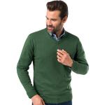 Reduzierte Grüne V-Ausschnitt Kaschmir-Pullover aus Wolle für Herren Größe M 