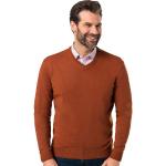 Reduzierte V-Ausschnitt Kaschmir-Pullover aus Wolle für Herren Größe L 