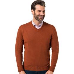 V-Ausschnitt Kaschmir-Pullover für Herren Übergrößen 