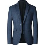 Hellblaue Sportliche Tweed-Sakkos aus Leinen für Herren Größe 4 XL zur Hochzeit 