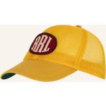 Neongelbe Ralph Lauren RRL Snapback-Caps aus Baumwolle für Herren Einheitsgröße 