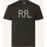 Dunkelgraue Ralph Lauren RRL T-Shirts aus Baumwolle für Herren Übergrößen 