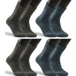 Anthrazitfarbene Business Thermo-Socken aus Frottee für Herren Größe 49 