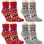 Thermo-Socken aus Frottee für Damen Größe 37 Weihnachten 