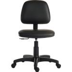 Schwarze realspace Bürostühle & Schreibtischstühle aus PU mit verstellbarer Rückenlehne 