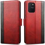 Rote Samsung Galaxy S10 Cases Art: Flip Cases mit Bildern aus Glattleder 