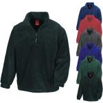 Schwarze RESULT Herrenfleecepullover & Herrenfleeceshirts mit Reißverschluss aus Fleece Größe 3 XL 