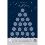 . Rubbel-Adventskalender 'A very merry Christmas'. Kalender