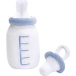 Hellblaue Babyflaschen 