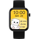 Gelbe Wasserdichte Smartwatches aus Silikon mit Touchscreen-Zifferblatt mit Anruf-Funktion mit Bluetooth für Damen 
