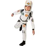 Weiße Astronauten-Kostüme für Kinder 