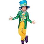 Grüne Alice im Wunderland Verrückter Hutmacher Karnevalshosen & Faschingshosen für Kinder 