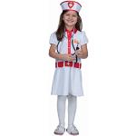 Bunte Krankenschwester-Kostüme aus Polyester für Kinder Größe 116 