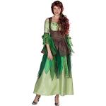Hellgrüne Waldelfenkostüme & Waldfeenkostüme aus Polyester für Damen 
