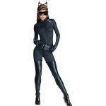 Schwarze Catwoman Catsuits für Damen Größe L 