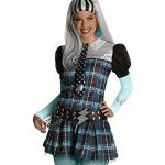 Bunte Monster High Frankie Stein Faschingskostüme & Karnevalskostüme für Damen Größe XS 