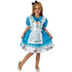 Blaue Alice im Wunderland Mittelalter-Kostüme für Kinder 
