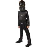 Schwarze Star Wars Death Troopers Halbmasken aus Polyester für Kinder 