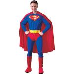 Rote Superman Superheld-Kostüme aus Polyester Größe S 