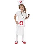 Weiße Krankenschwester-Kostüme für Kinder 