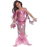 Rosa Meerjungfrau-Kostüme für Kinder Einheitsgröße 