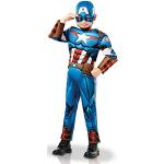 Reduzierte Blaue Captain America Kapitän-Kostüme aus Jersey für Kinder 