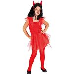 Bunte Teufel-Kostüme mit Glitzer für Kinder 