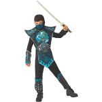 Reduzierte Blaue Motiv Ninja-Kostüme für Kinder 
