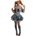 RUBIE'S Official Pennywise ES Deluxe Clown-Kostüm für Damen, Erwachsene, Damengröße L