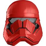 Rubie's Offizielle Disney Star Wars Ep 9, Red Stormtrooper Half Face Maske, Erwachsene, Einheitsgröße