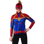 Bunte Langärmelige Captain Marvel Kapitän-Kostüme für Damen Größe S 