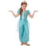 Reduzierte Bunte Aladdin Prinzessin-Kostüme mit Glitzer für Kinder 