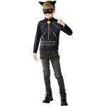 Schwarze Miraculous – Geschichten von Ladybug und Cat Noir Katzenkostüme aus Jersey für Kinder Einheitsgröße 