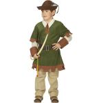 Grüne Robin Hood Robin Mittelalter-Kostüme für Kinder 
