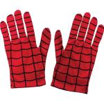 Rote Spiderman Faschingshandschuhe für Kinder 