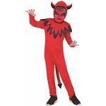 Bunte Teufel-Kostüme für Kinder 