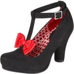 Schwarze Vintage Ruby Shoo High Heels & Stiletto-Pumps mit Riemchen in Normalweite aus Kunstleder für Damen 