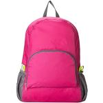 Pinke Melierte Rucksack-Trolleys mit Laptopfach zum Schulanfang 
