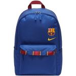 Reduzierte Blaue Nike FC Barcelona Schulrucksäcke 20l mit Reißverschluss aus Polyester für Jungen zum Schulanfang 