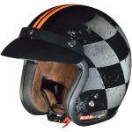 rueger-helmets Motorradhelm »RC-583 Jethelm Motorradhelm Chopper Jet Motorrad Roller Bobber Helm ruegerRC-583 Finale XS«, bunt, Finale