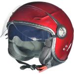 rueger-helmets Motorradhelm »RF-712 Jethelm Motorradhelm Chopper Jet Motorrad Roller Bobber Helm ruegerRF-712 Rot XS«, rot, Rot